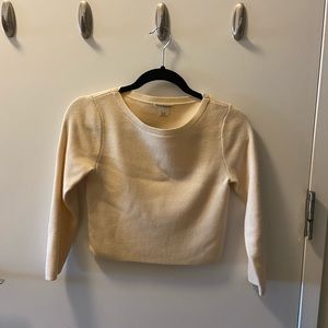Club Monaco Cream Crop Top